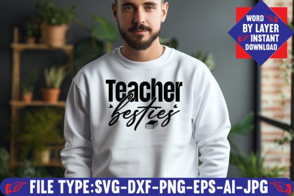 A Designer's Review of the Teacher Besties SVG Design