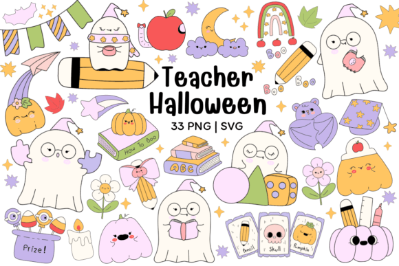 A Teacher Halloween Clipart Review for Embroidery Projects