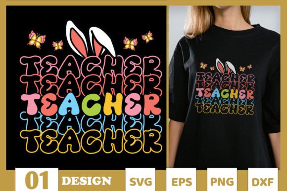 Groovy Teacher Bunny: A Design I Actually Want to Stitch