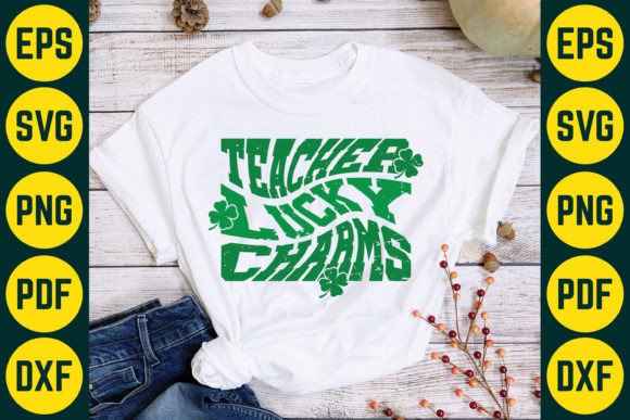 Retro St. Patrick’s Day Charm for Classroom & Craft Projects
