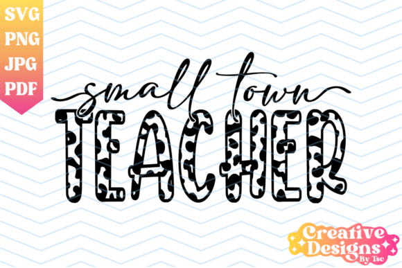 Small Town Teacher Cheetah Print Embroidery Design Review